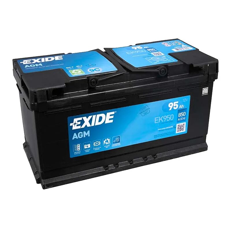 Автомобільний акумулятор EXIDE AGM 6СТ-95Ah АзЕ